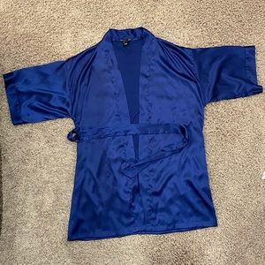 Victoria Secret Silky Robe - Blue